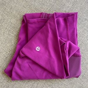 Lululemon High Waisted Full Length Mesh Leggings